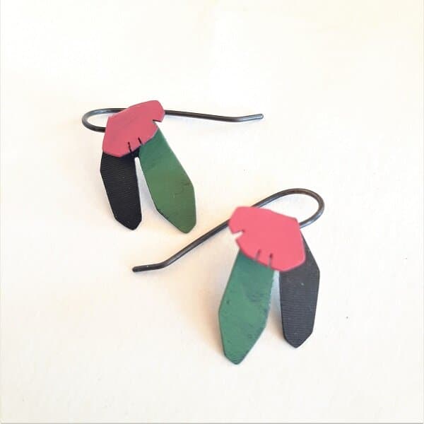 Eucalyptus Earrings - White - Image 5