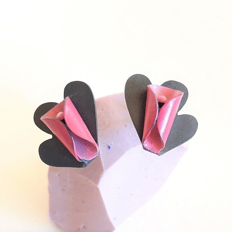 Kangaroo Paw Studs - Pink - Image 10